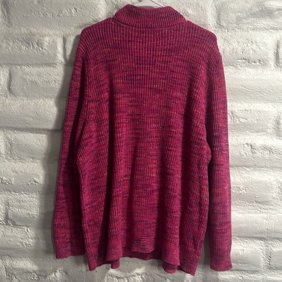 Lands End confeti 1/4 Zip Pullover - Picture 7 of 8